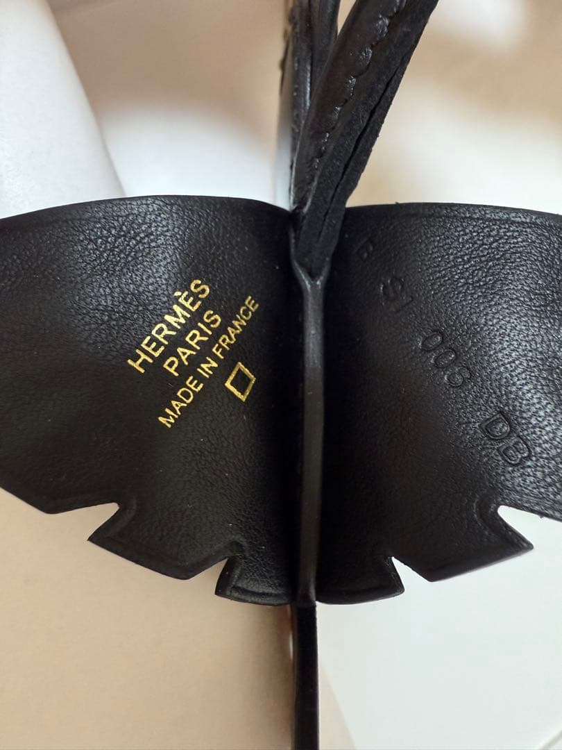 本物保証　新品未使用　エルメス チャームバーディ タッチ 鳥 ソーブラック 黒