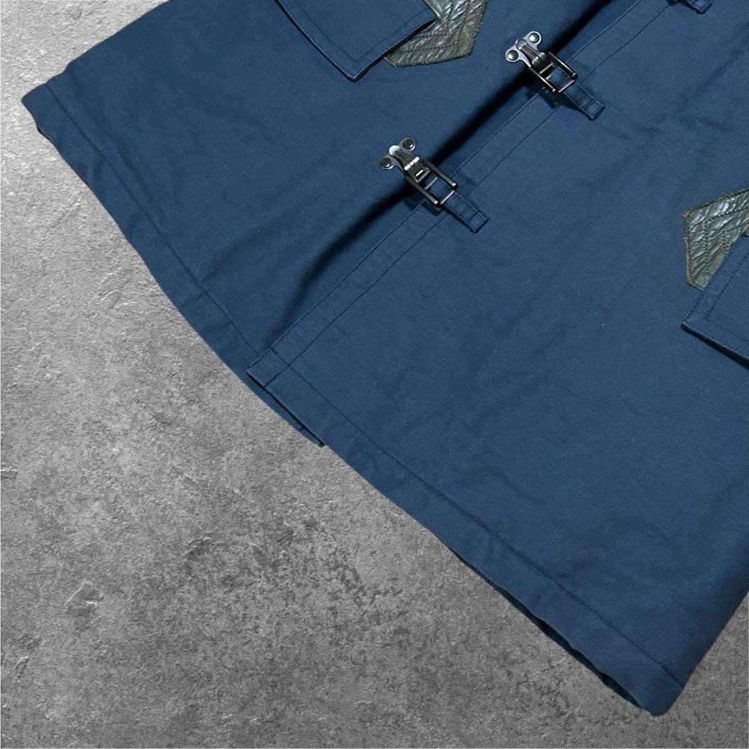 NIGEL CABOURN GREAT CLIP COAT SIZE50 紺色