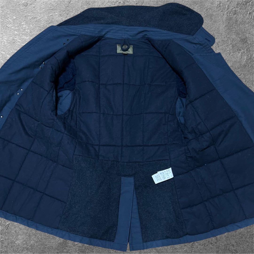 NIGEL CABOURN GREAT CLIP COAT SIZE50 紺色