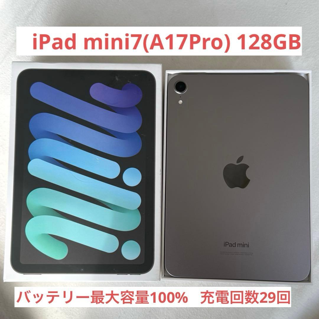 【バッテリー100%】iPad mini 第7世代 128GB ケース付