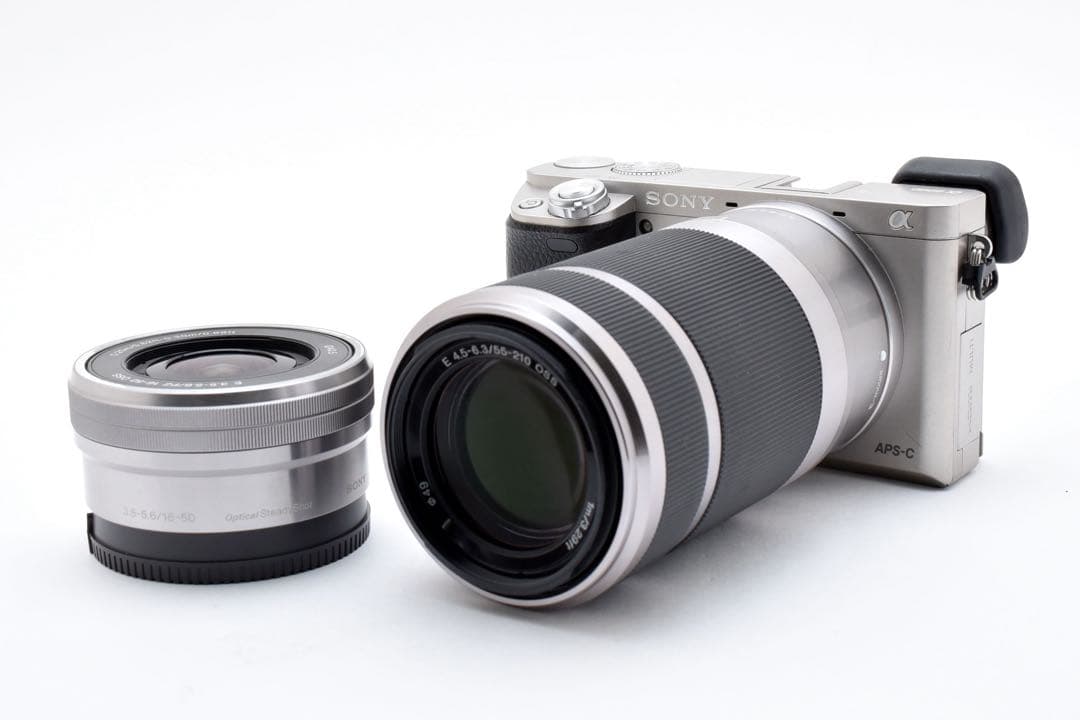 【美品】 ソニー SONY ILCE-6000Y α6000 ダブルズームキット