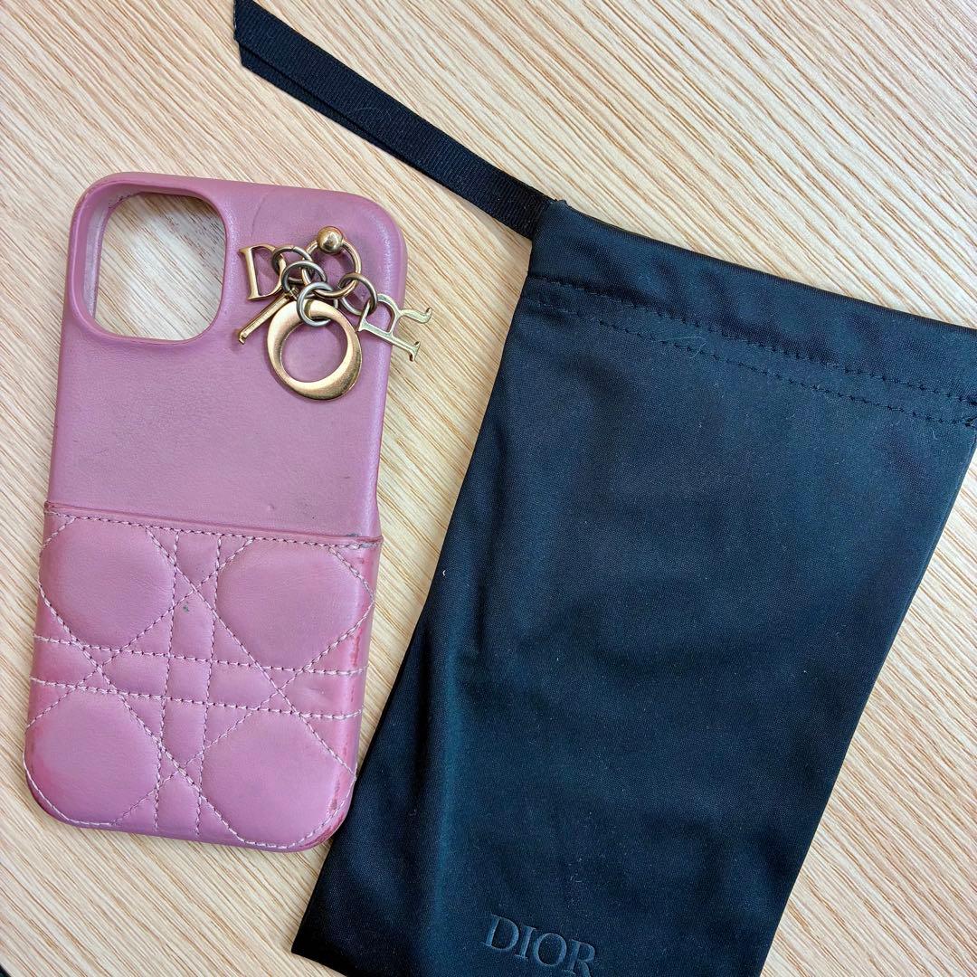 □Dior ディオール〈iPhone14〉ケース　カナージュ