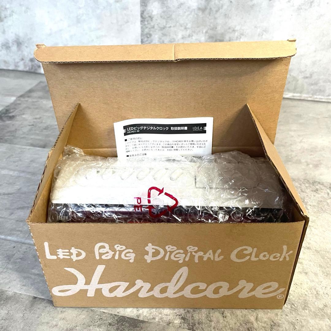 激レア！HARDCORE x 立花ハジメ x 藤原ヒロシ LEDデジタルクロック