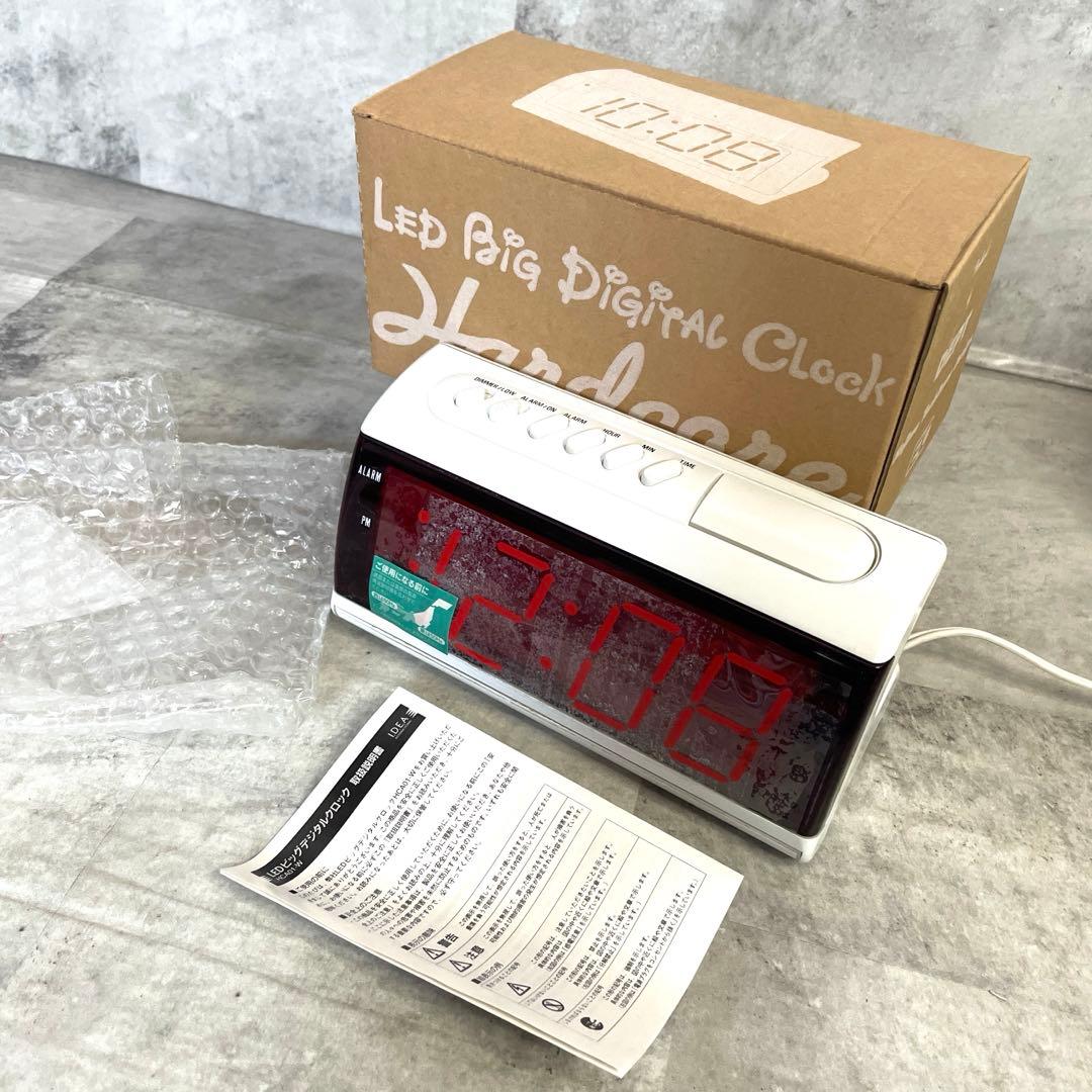 激レア！HARDCORE x 立花ハジメ x 藤原ヒロシ LEDデジタルクロック