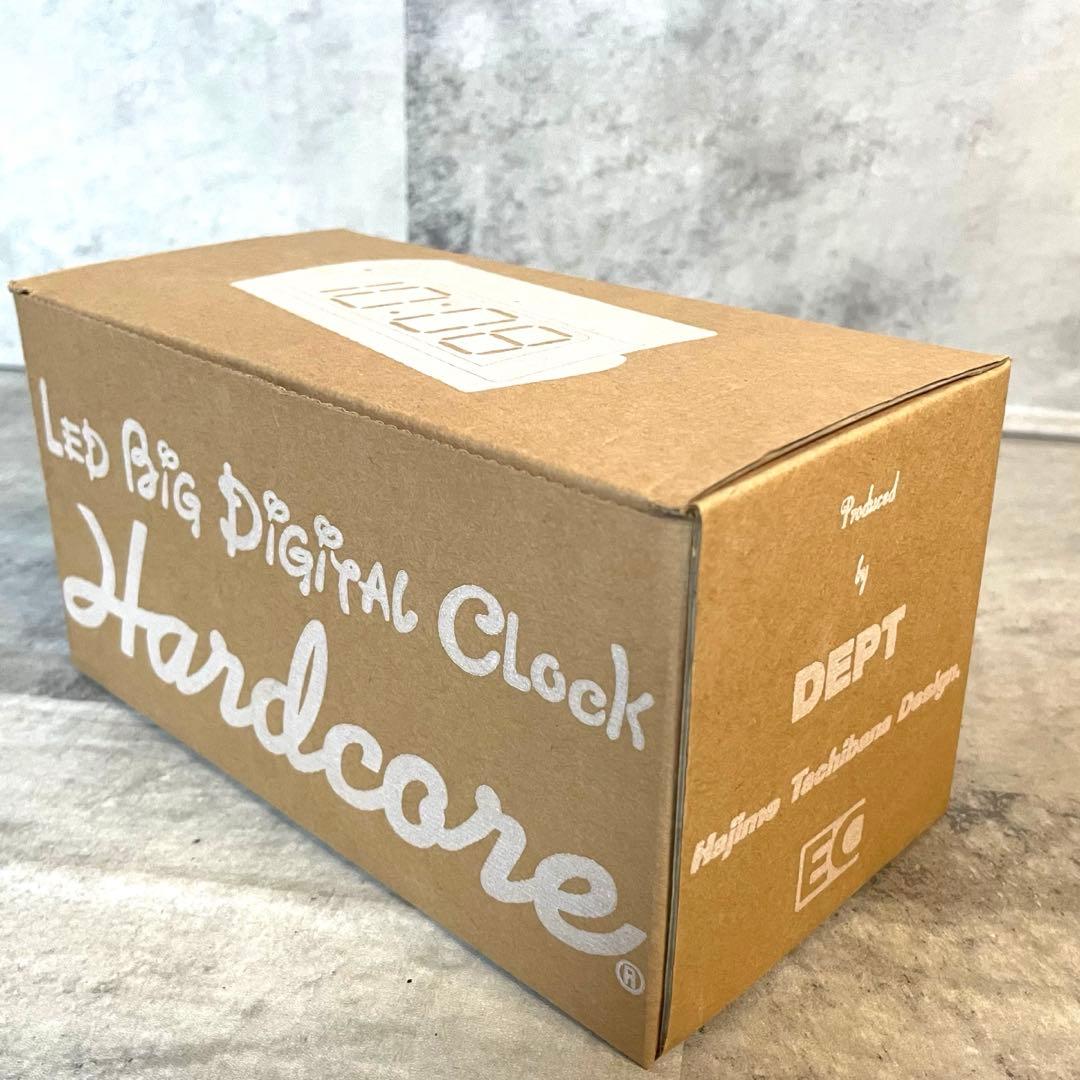 激レア！HARDCORE x 立花ハジメ x 藤原ヒロシ LEDデジタルクロック