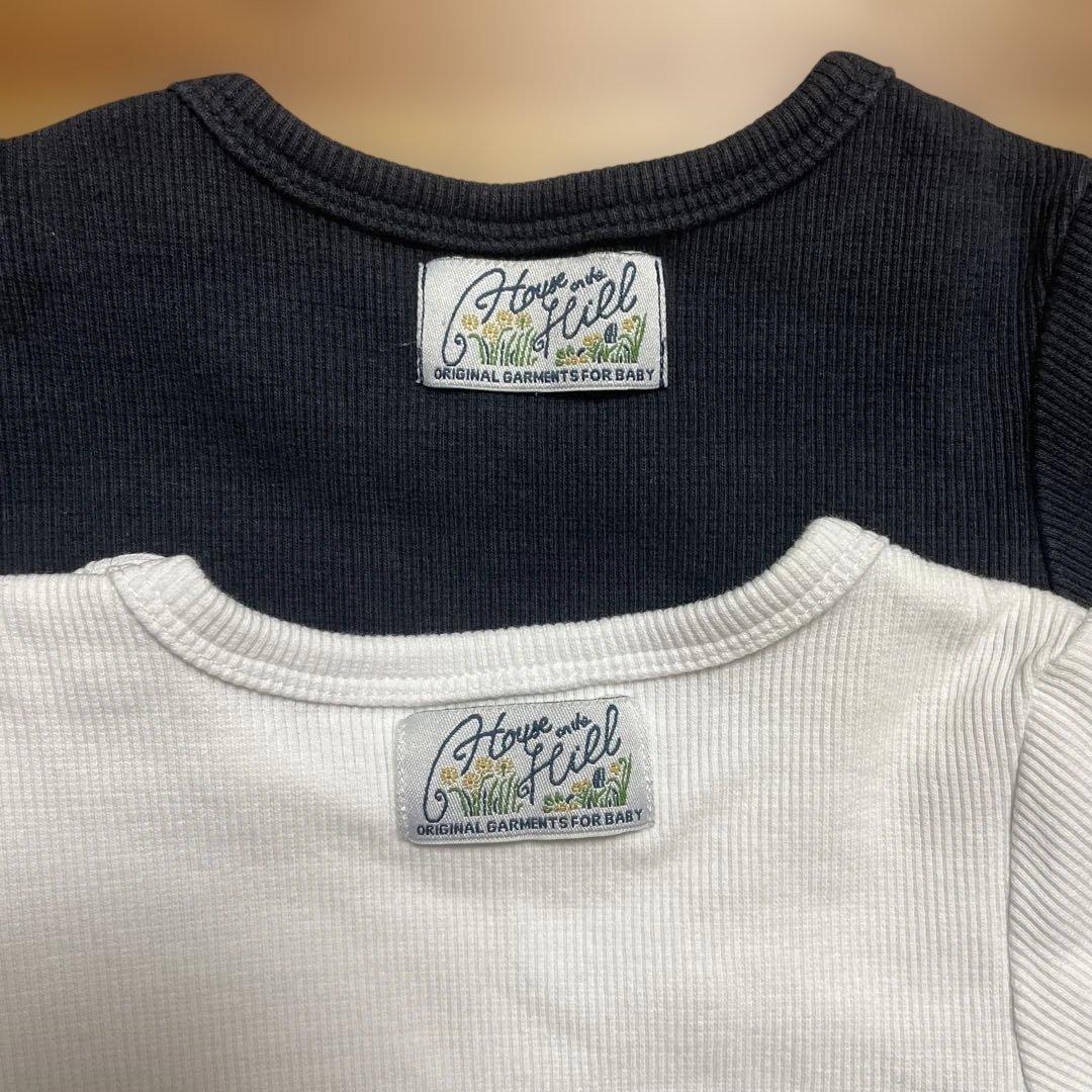 House on the hill Bodysuit 白/紺 2着セット