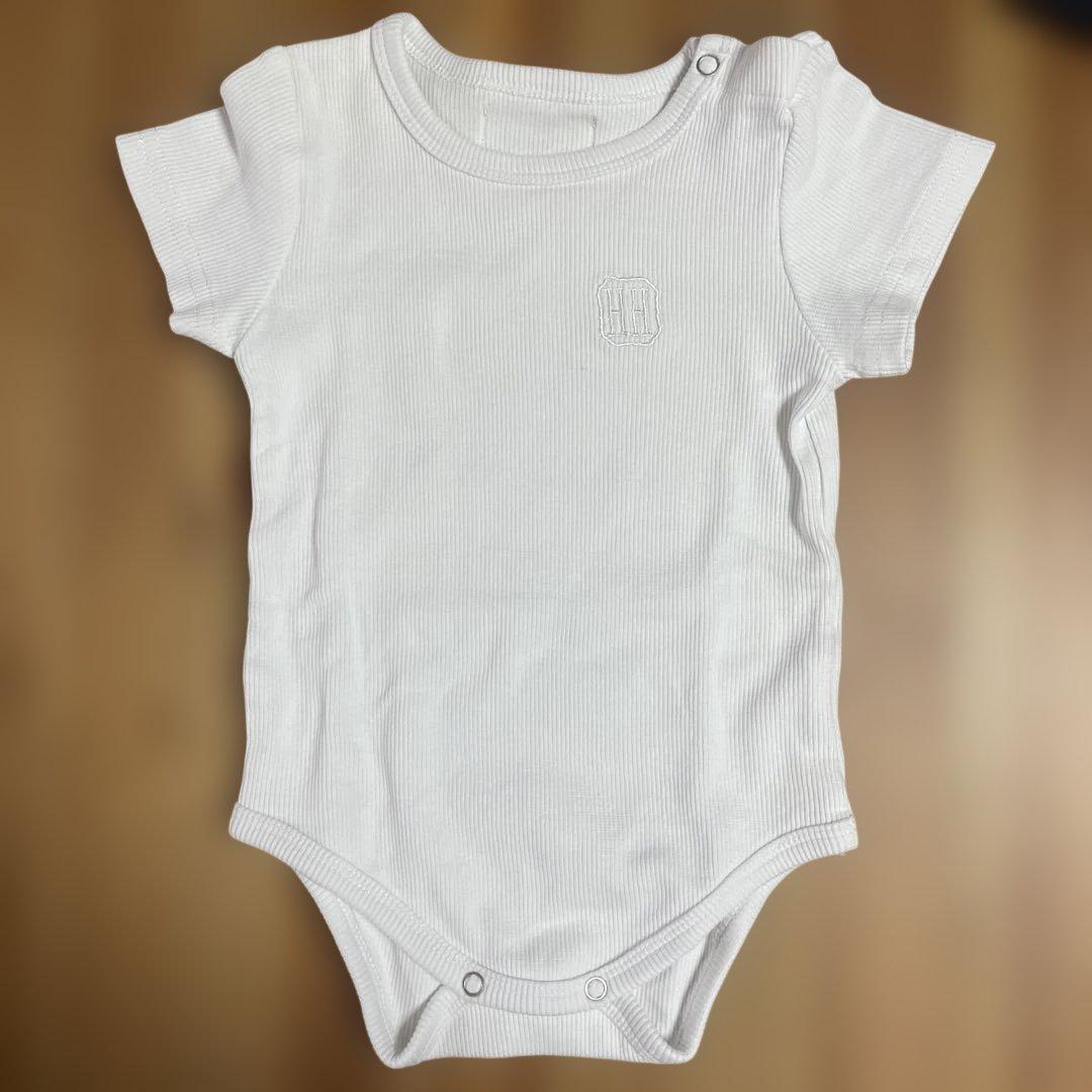 House on the hill Bodysuit 白/紺 2着セット