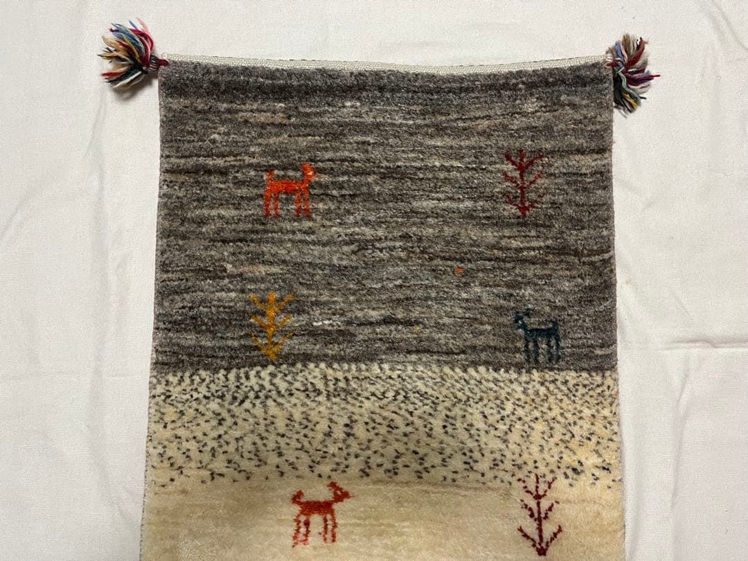 動物模様ギャッベ