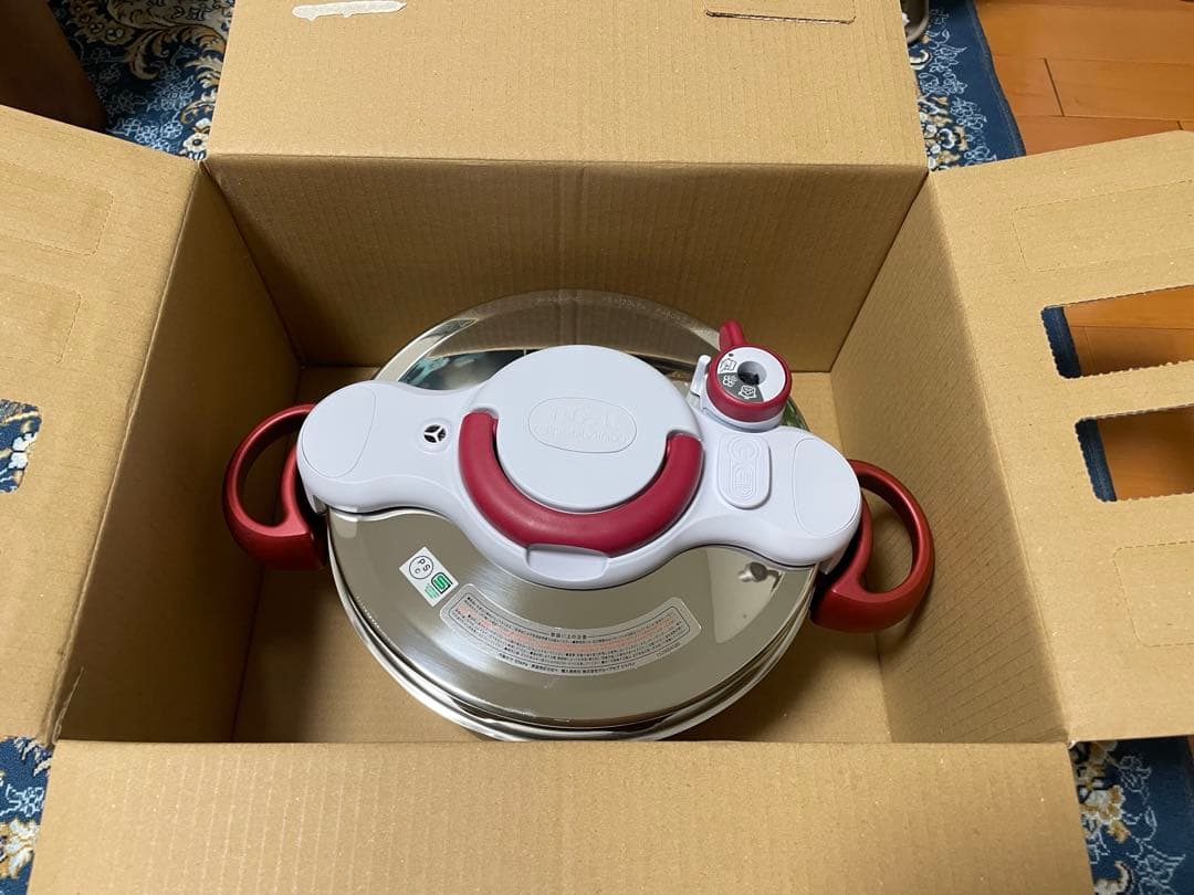 T- fal 圧力鍋　クリプソ　ミニット　デュオレッド　4.2L