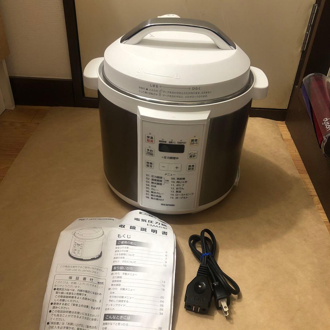 アイリスオーヤマ 電気圧力鍋 PC-EMA6