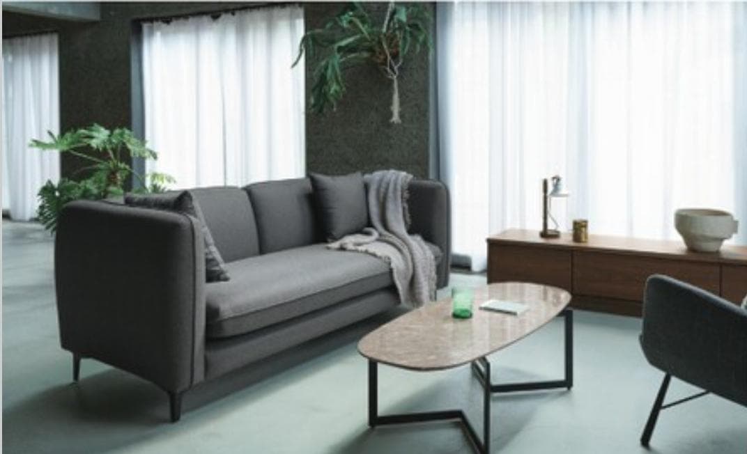 ◆paranoear◆モデル展示 未使用品 ３人掛けソファ ファブリック