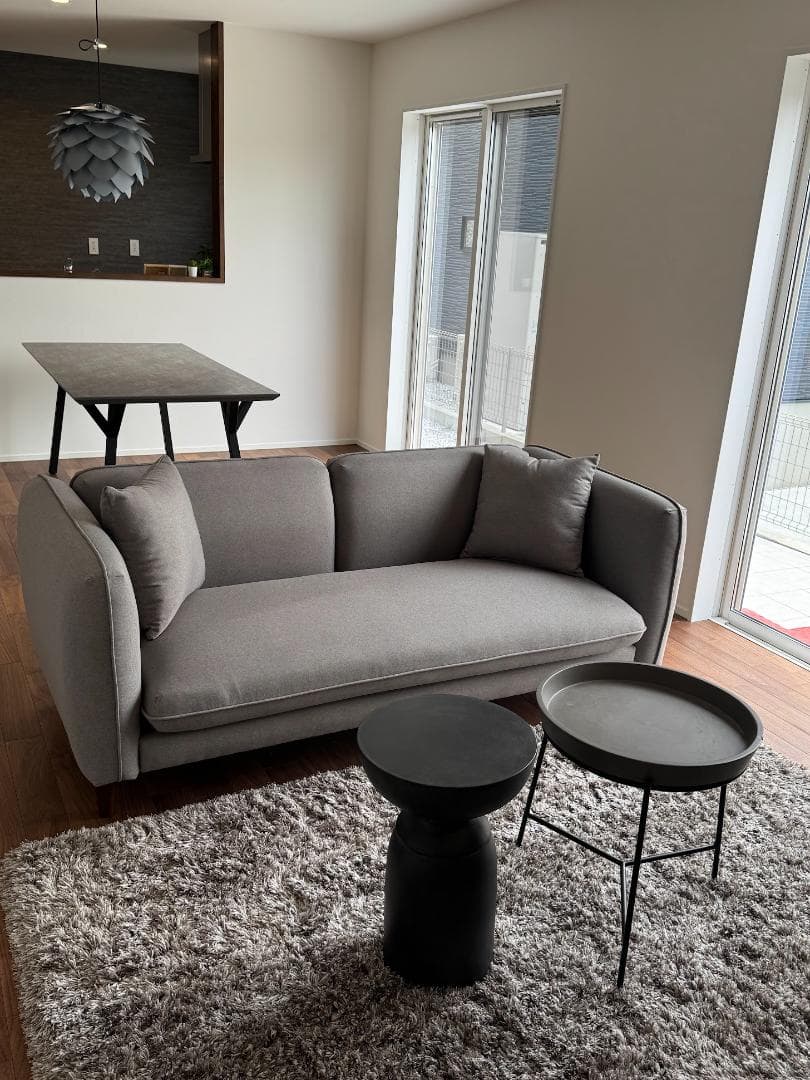 ◆paranoear◆モデル展示 未使用品 ３人掛けソファ ファブリック