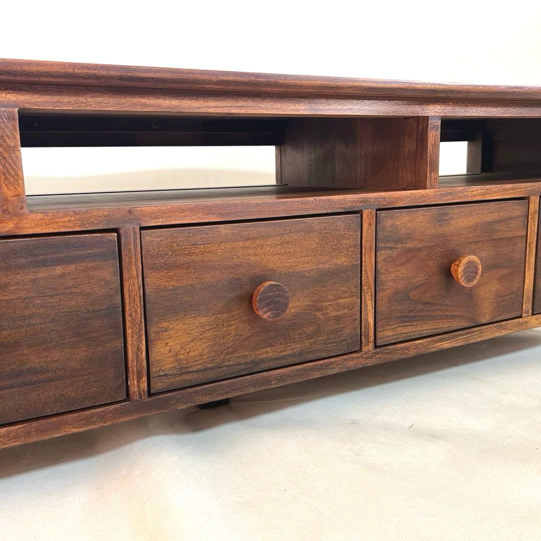 木製テレビ台・AVラック・W148cm 引き出し付き