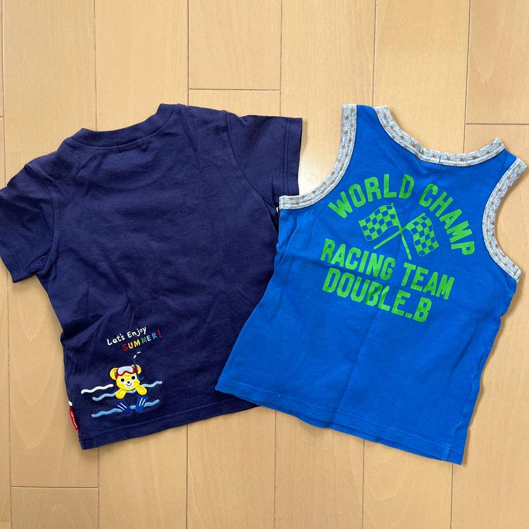 ミキハウス 半袖Tシャツタンクトップ2 点DOUBLE.B 他8点　まとめ売り