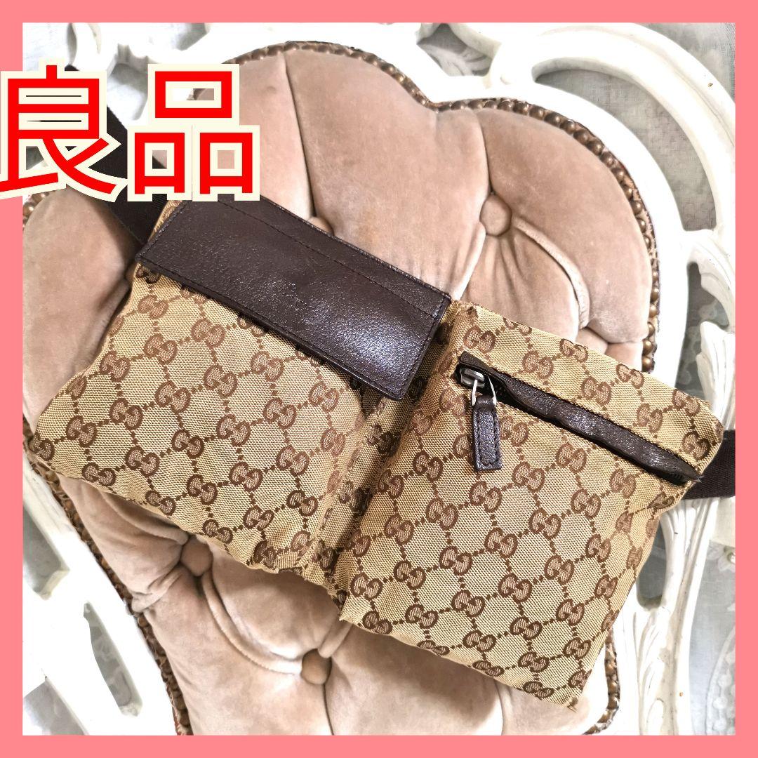 みゆき! グッチGUCCI GG柄ボディバッグ 斜めがけショルダーバッグ