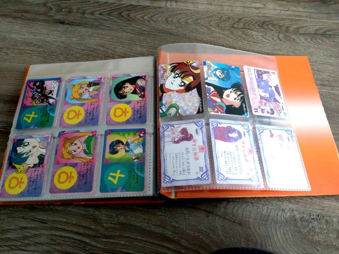 大量178枚！セーラームーンS システムファイル カードダス+ハンカチ