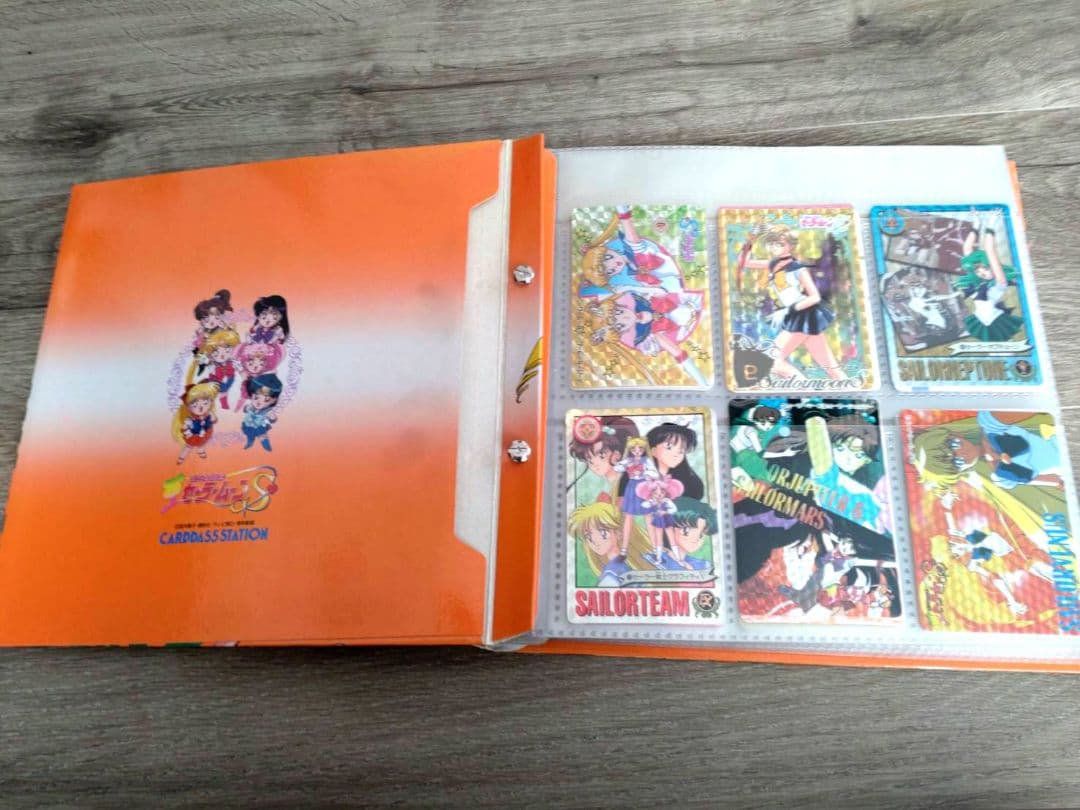大量178枚！セーラームーンS システムファイル カードダス+ハンカチ