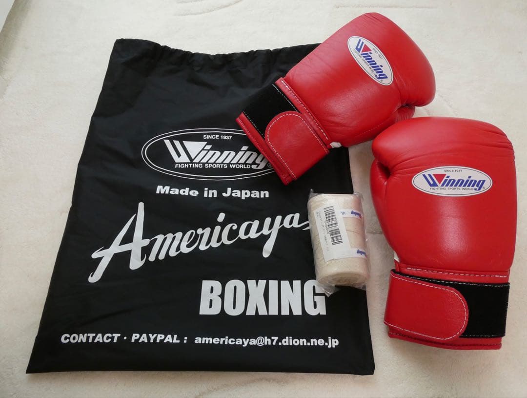 Winningボクシング グローブ マジックテープ式 1正規品 日本製 格闘技