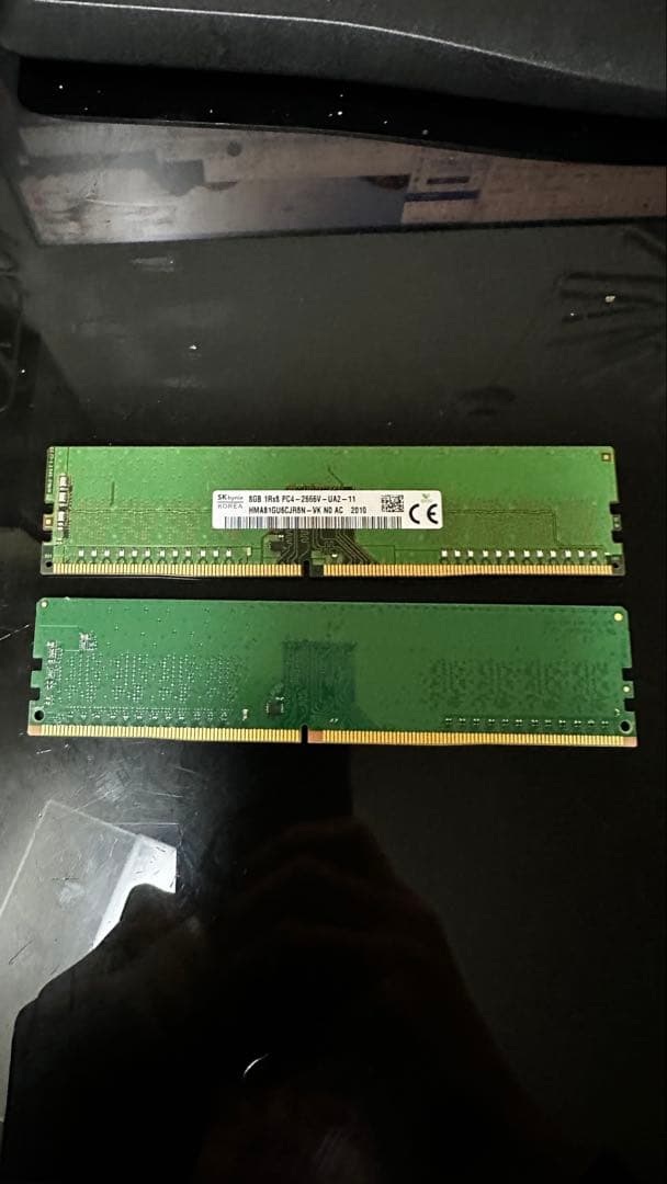 HP & crucial 16GB(8GB×2） DDR4 2666