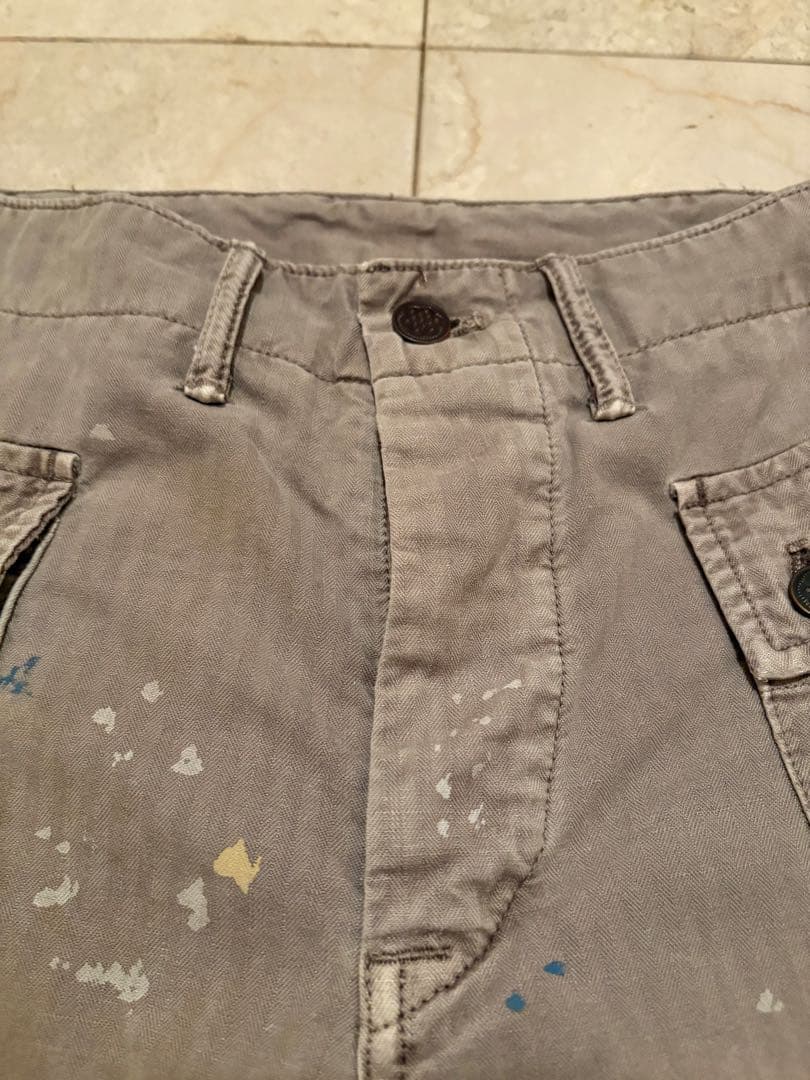 専用　サム様　RRL ショートパンツ ペイントスプラッシュ　26インチ