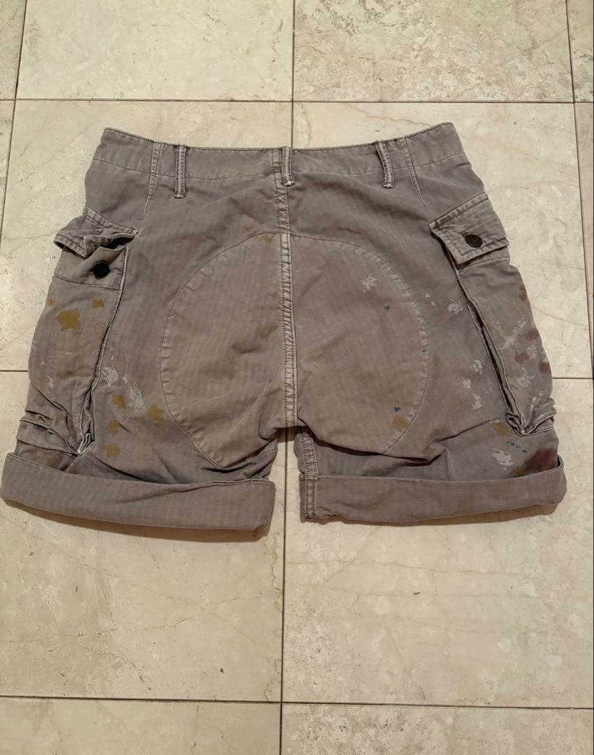 専用　サム様　RRL ショートパンツ ペイントスプラッシュ　26インチ