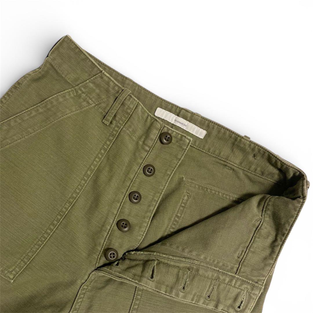 フレームワーク ベイカーパンツ バックサテンベイカーパンツ