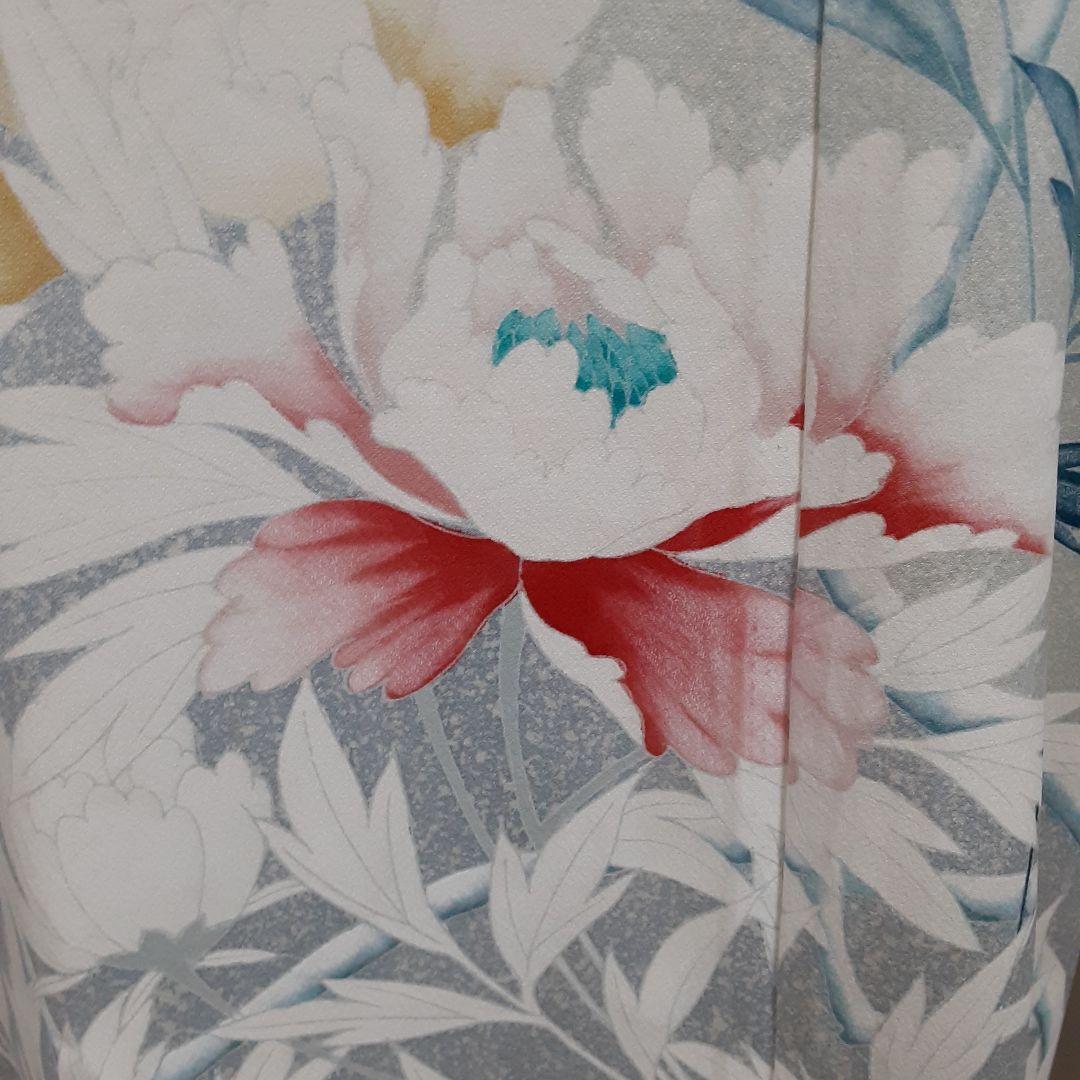 お値下げ……リメイク着物ロングワンピースボレロ付きＬ正絹