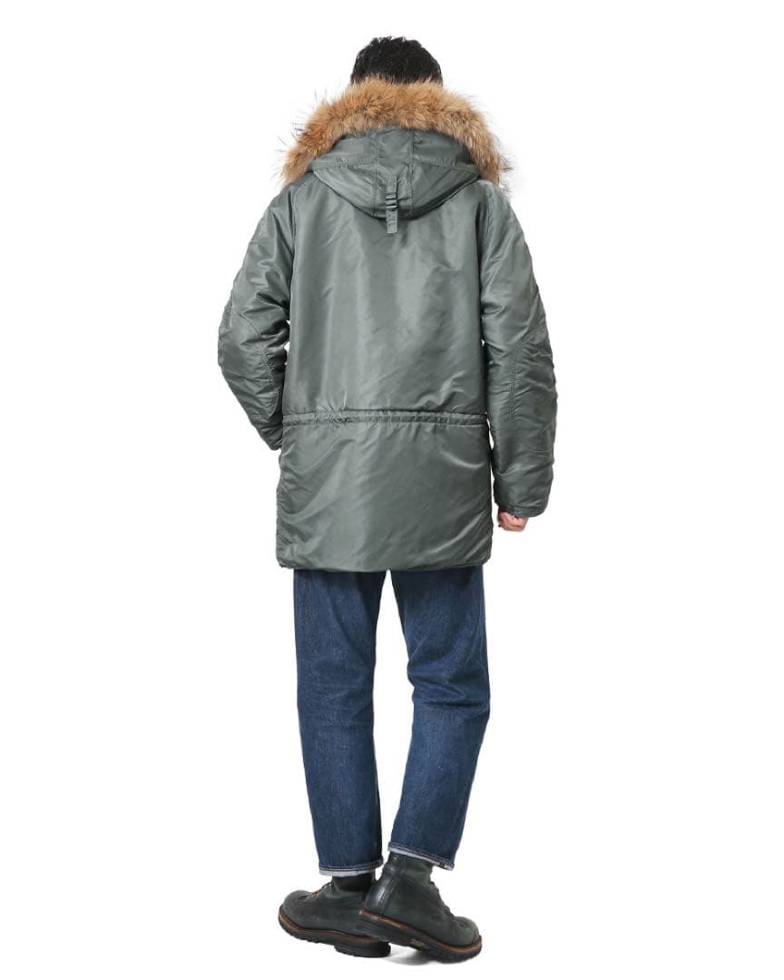 【美品・お値下げしました】AVIREX TYPE N-3B L カーキ