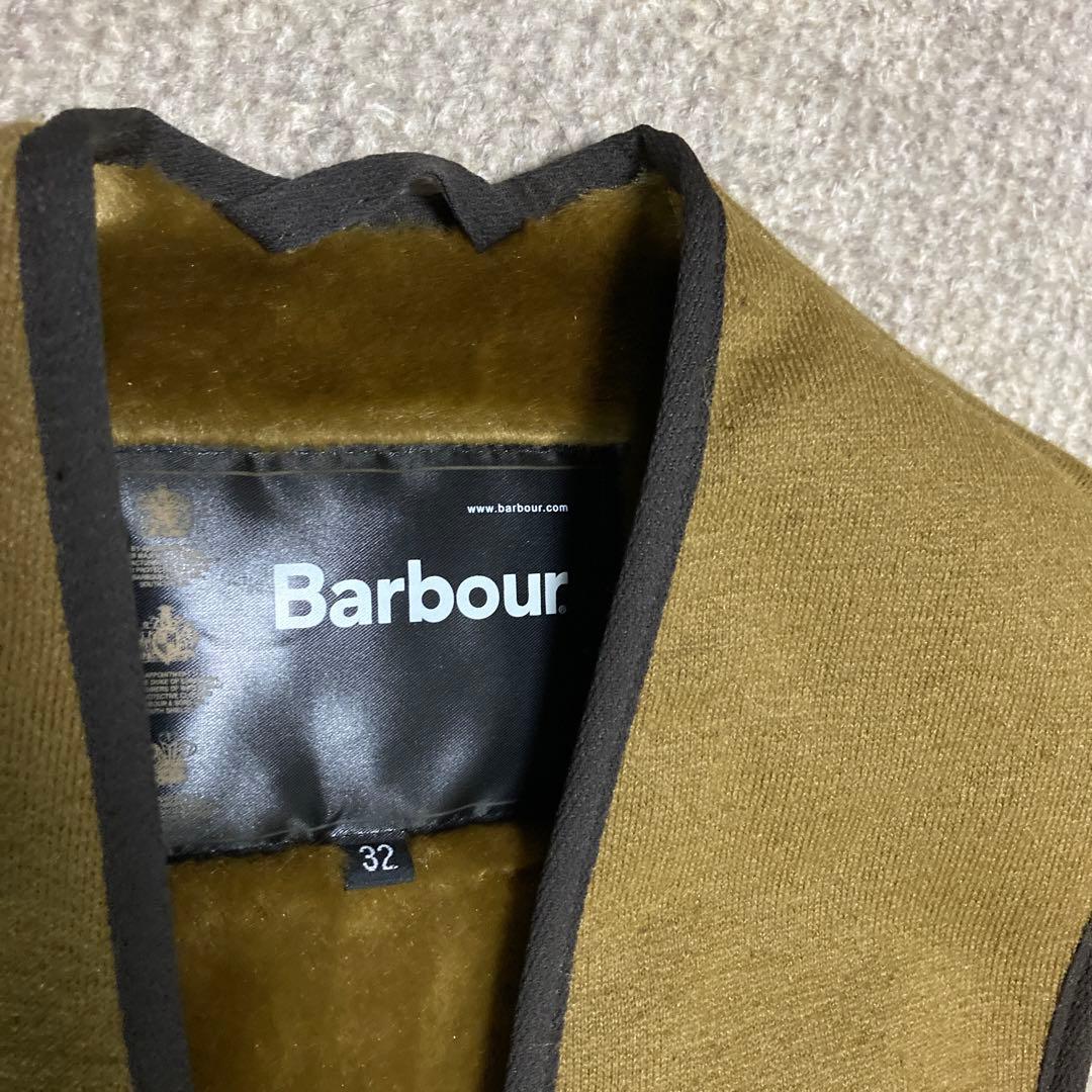 Barbour パイルライナーフロントジップ ベスト