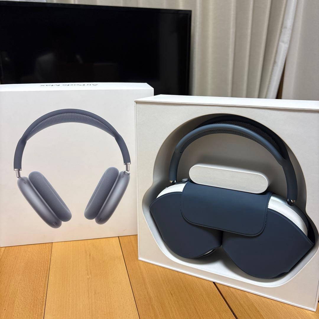 【美品】Apple AirPods Max（第2世代） ブルー Type-C充電