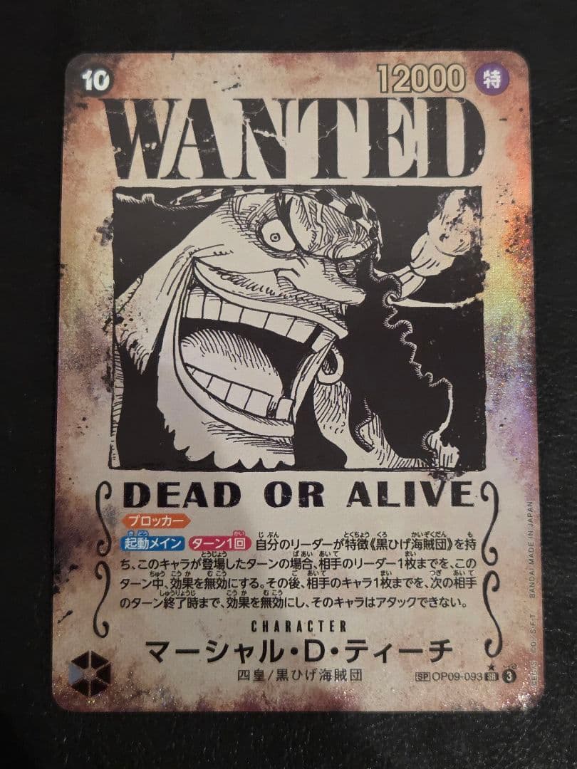 ティーチ　バギー　手配書　SP