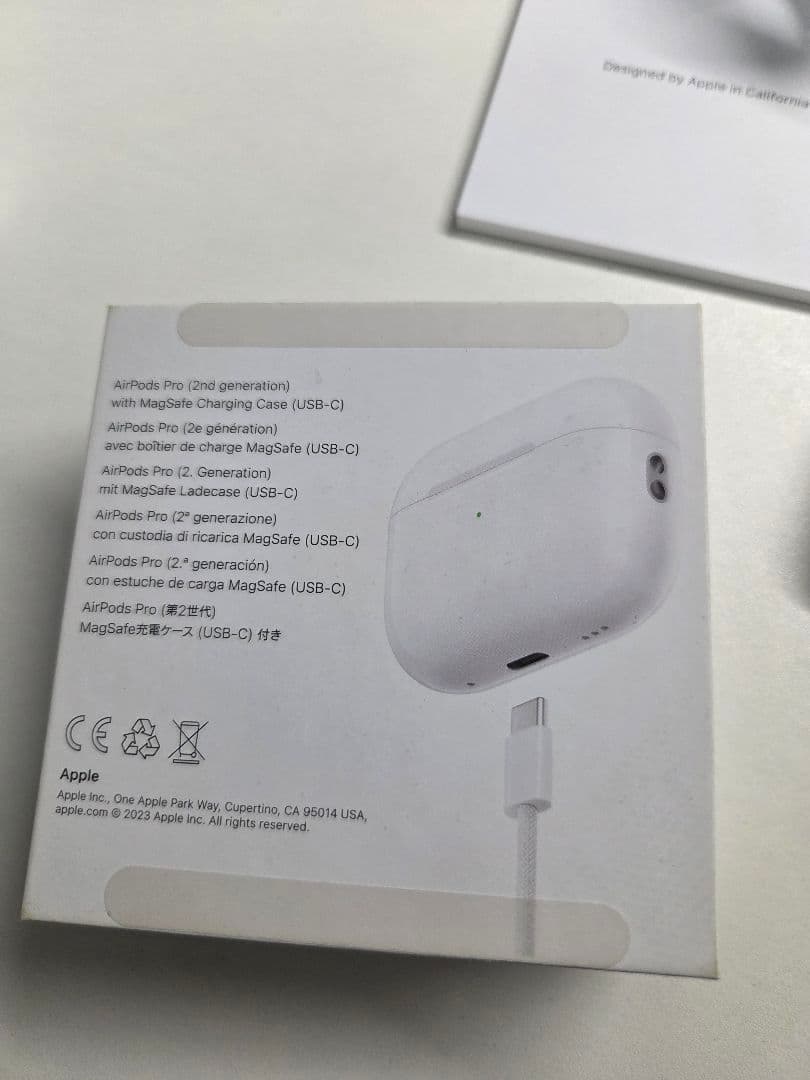 AirPods Pro2 usb-c充電ケース箱イヤーピースつき