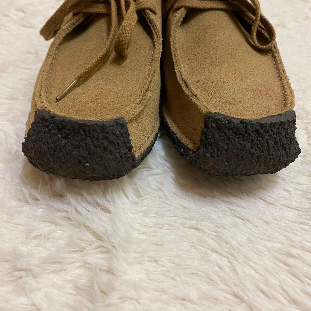 ちっち　クラークス ナタリー　ベージュ　クレープソール　レザー　モカシン