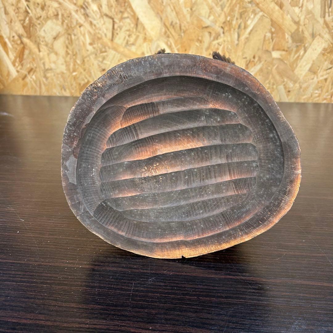 【匿名発送】木工品　國光 作　梟　フクロウ　置物　彫刻