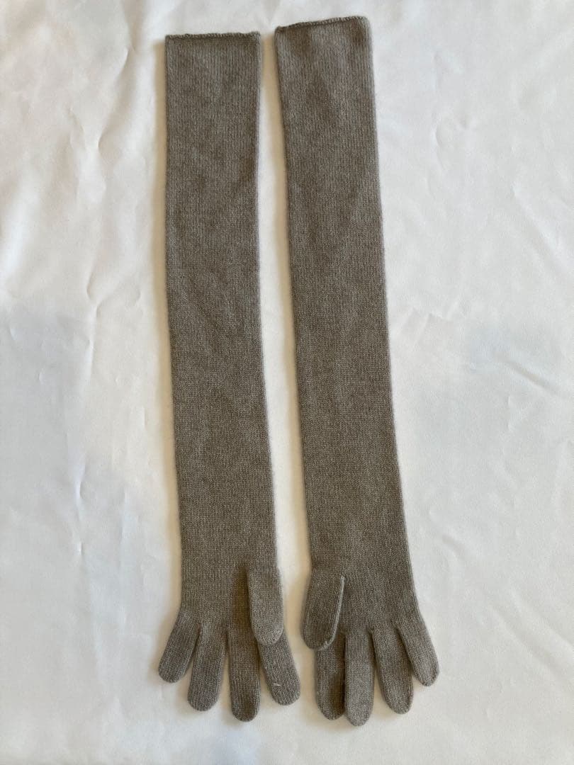 【極美品】エルメス　マルジェラ期　ロンググローブ　ベージュ