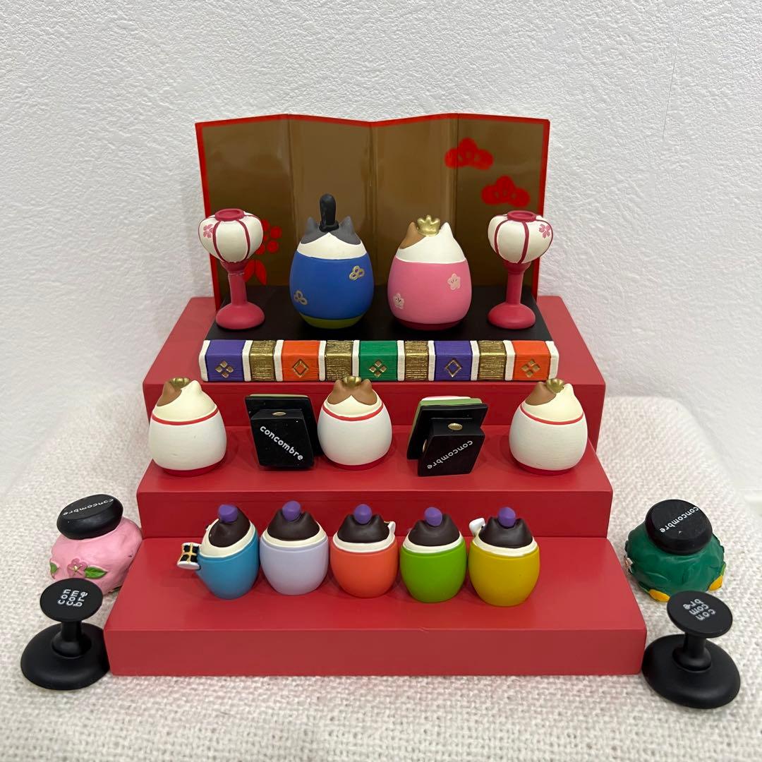 コンコンブル デコレ ひな祭り 雛人形