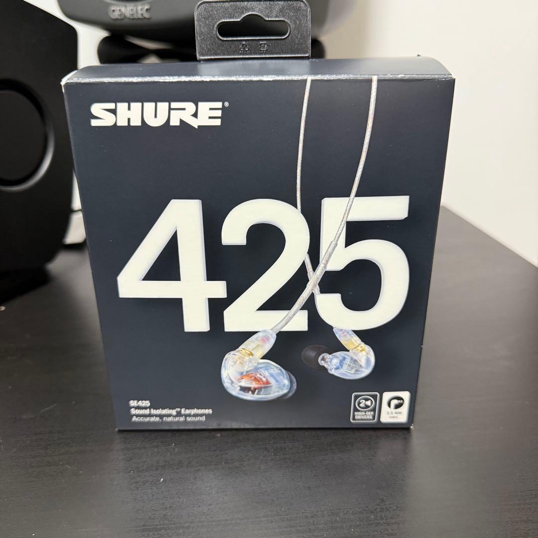【付属品完備】 SHURE SE425 有線イヤホン