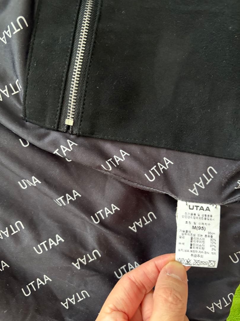 早い者勝ち★UTAA フェイクファーベスト ブラック