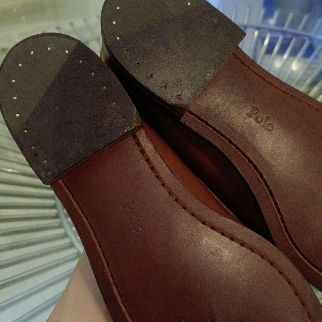 ポロバイラルフローレン 本革 ローファー　タッセルローファー　7ハーフ