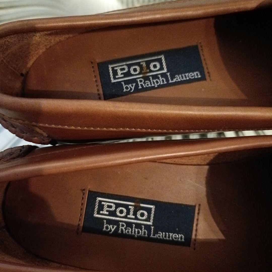 ポロバイラルフローレン 本革 ローファー　タッセルローファー　7ハーフ