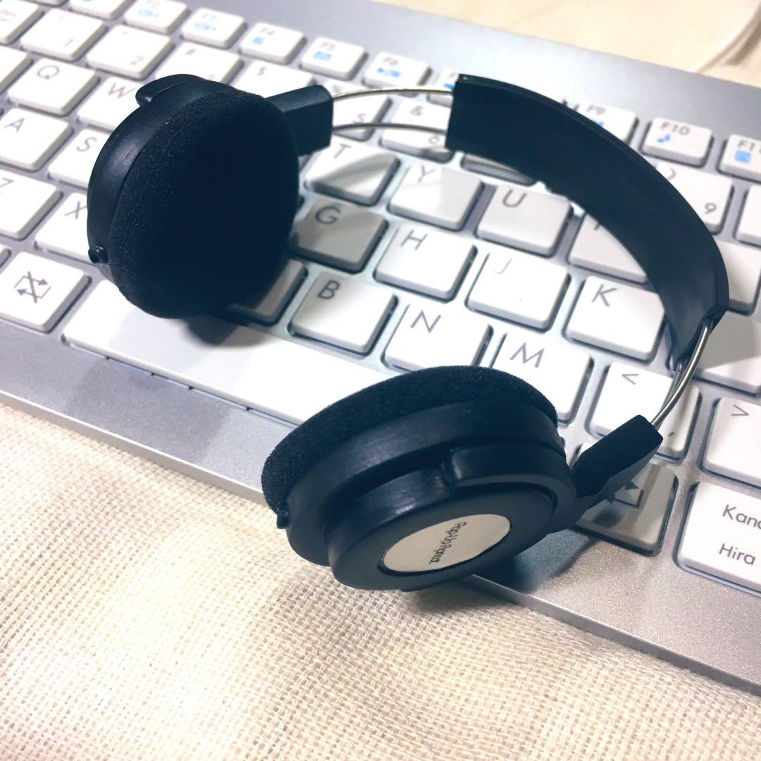 ★2個セット1/3 SD DD MDD サイズ ドール用ヘッドホンAタイプ 黒