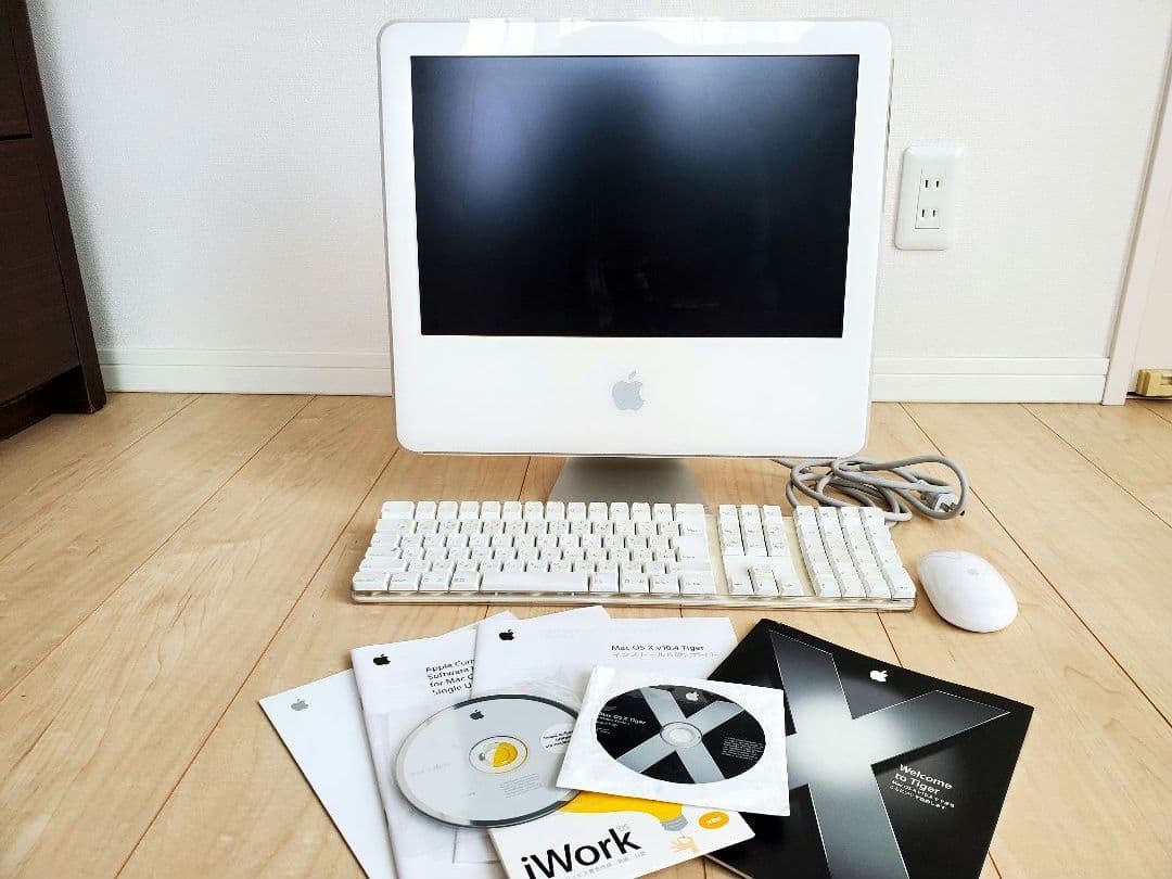 Apple iMacG5 17inch 80GB OS10.5.8 メモリ2GB