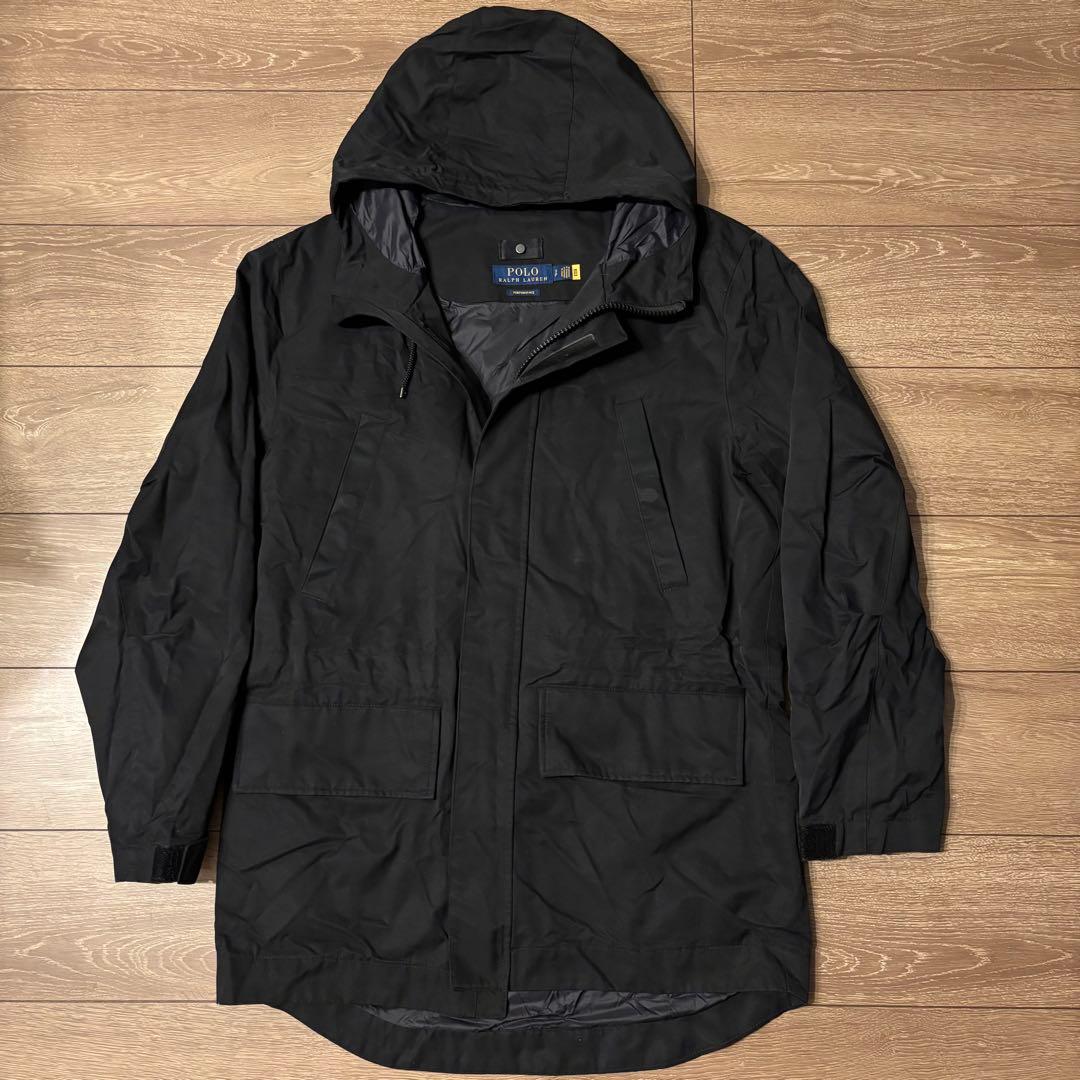 美品 現行　ポロラルフローレン フーデットジャケット　QRコードタグ　撥水