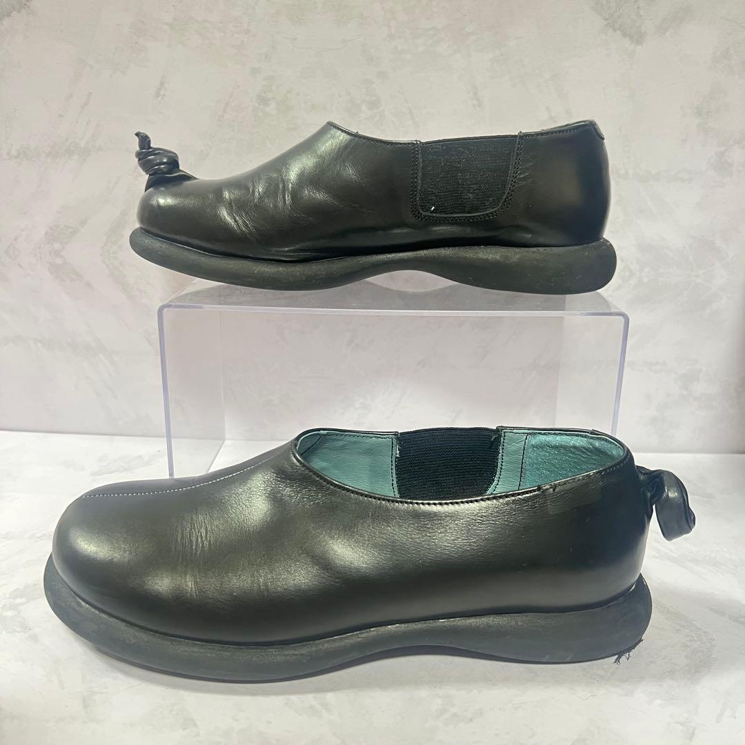 ❣️希少❣️CAMPER カンペール ブラックレザー スリッポン TWIN 22.5