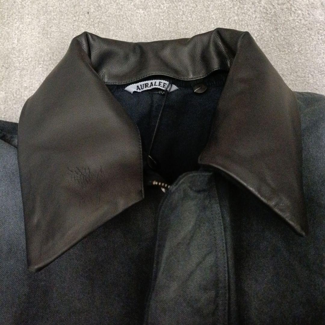 ジャケット・アウター AURALEE PRODUCT DYED COTTON DUCK BLOUSON