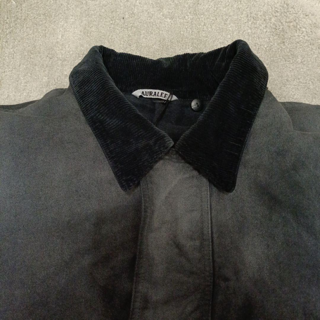 ジャケット・アウター AURALEE PRODUCT DYED COTTON DUCK BLOUSON