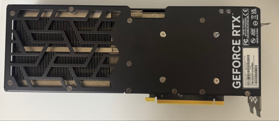 Palit RTX4070Ti SUPER JetStream OC 動作品