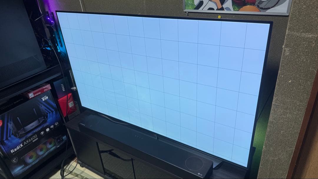 LG OLEDテレビ55インチOLED55CXPJ-Aドット抜け画面焼き付きあり