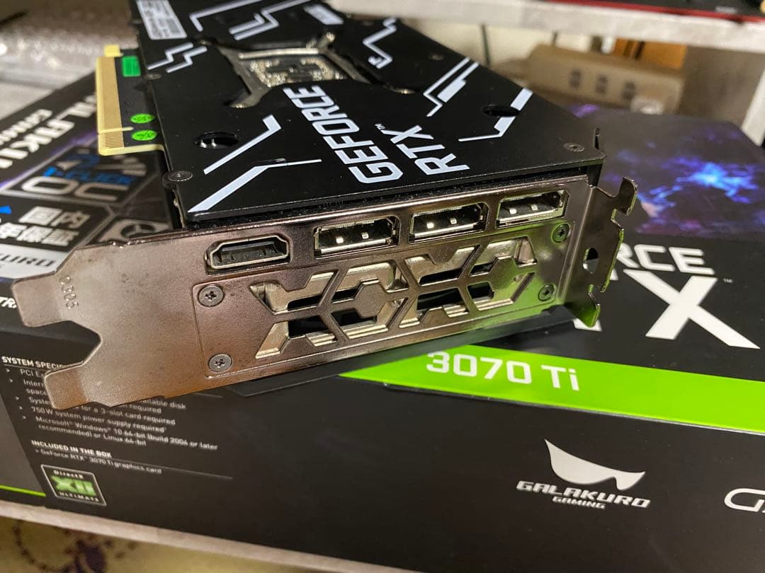 GALAKURO GeForce RTX 3070 Ti 本体 3070Ti