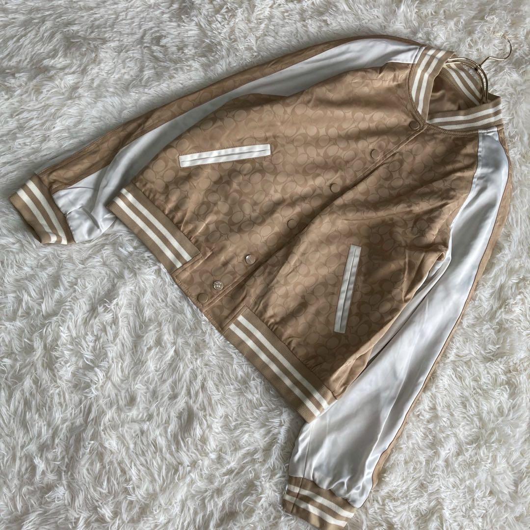 《美品》COACH リバーシブル スタジャン ベージュ カジュアル 2way